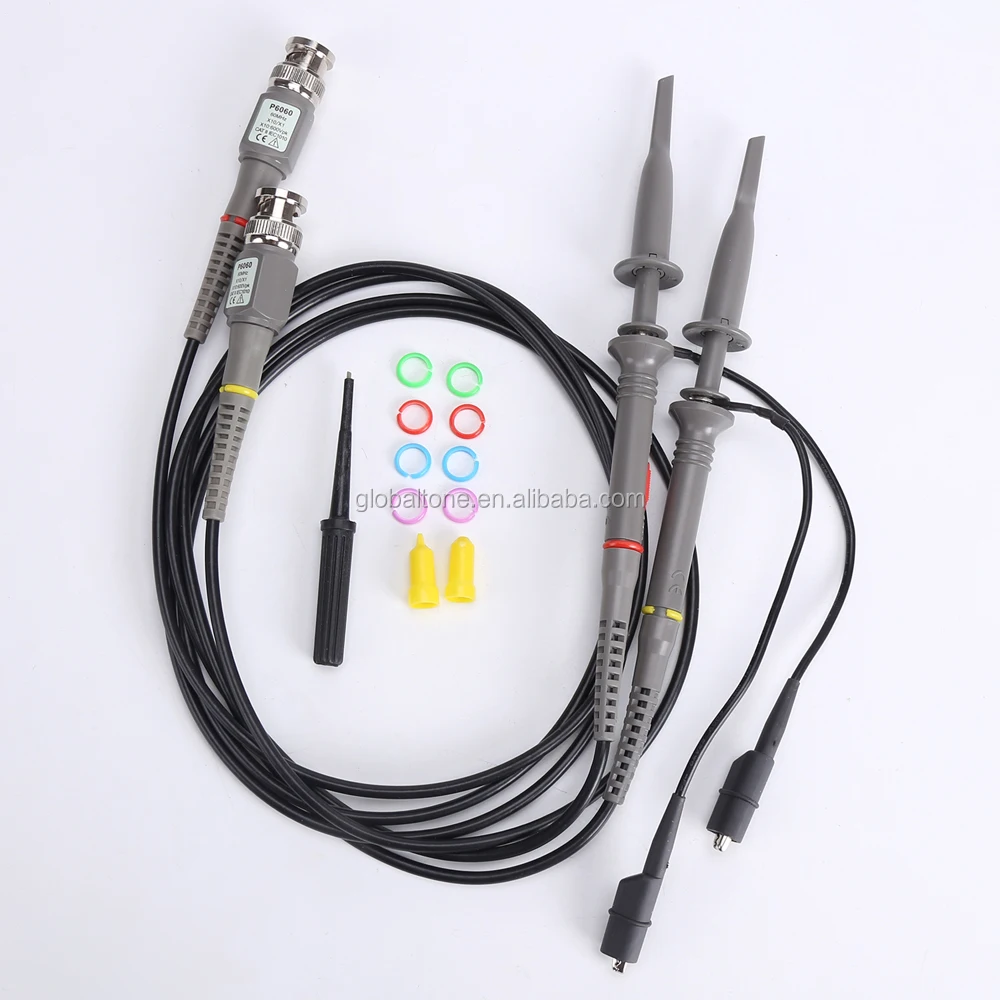 P6060 Oscilloscope Probes With Accessories Kit 60 Mhz Pc Oscilloscope