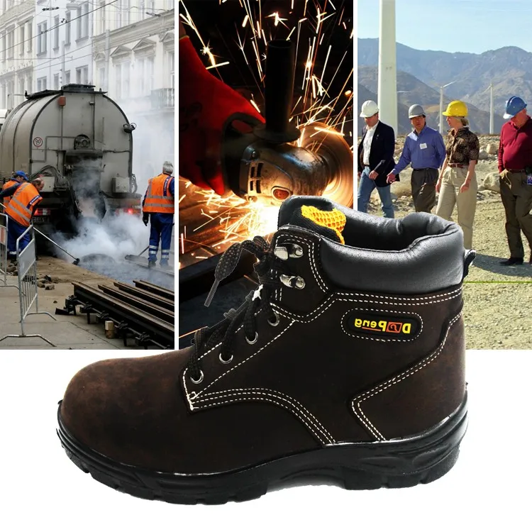 Custom Design Nubuck Leather Outdoor Shock Resistant Safety Boots Buy