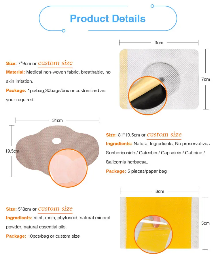 Safe Health Care Belly Slim Patch While Sleep Natural Weight Loss Belly