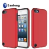 Hard PC outer shell Soft tpu inner skin Dual Layer Protective Mobile Phone Back Cases for iPod Touch 5/6