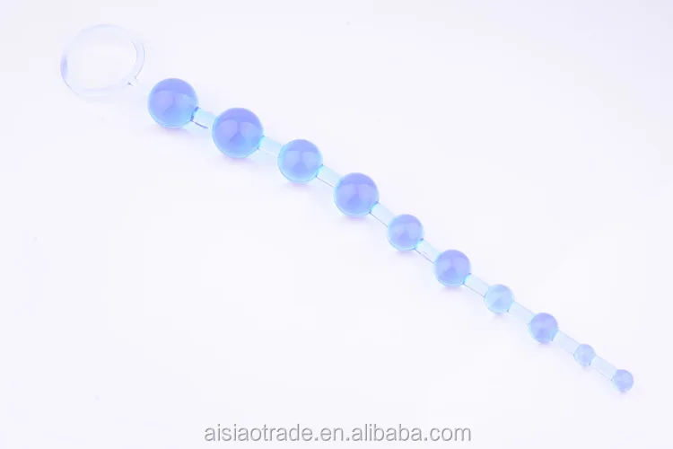 Popular Adult Soft Silicone Butt Plug Toy 10 Beads G String Anal Beads 3554