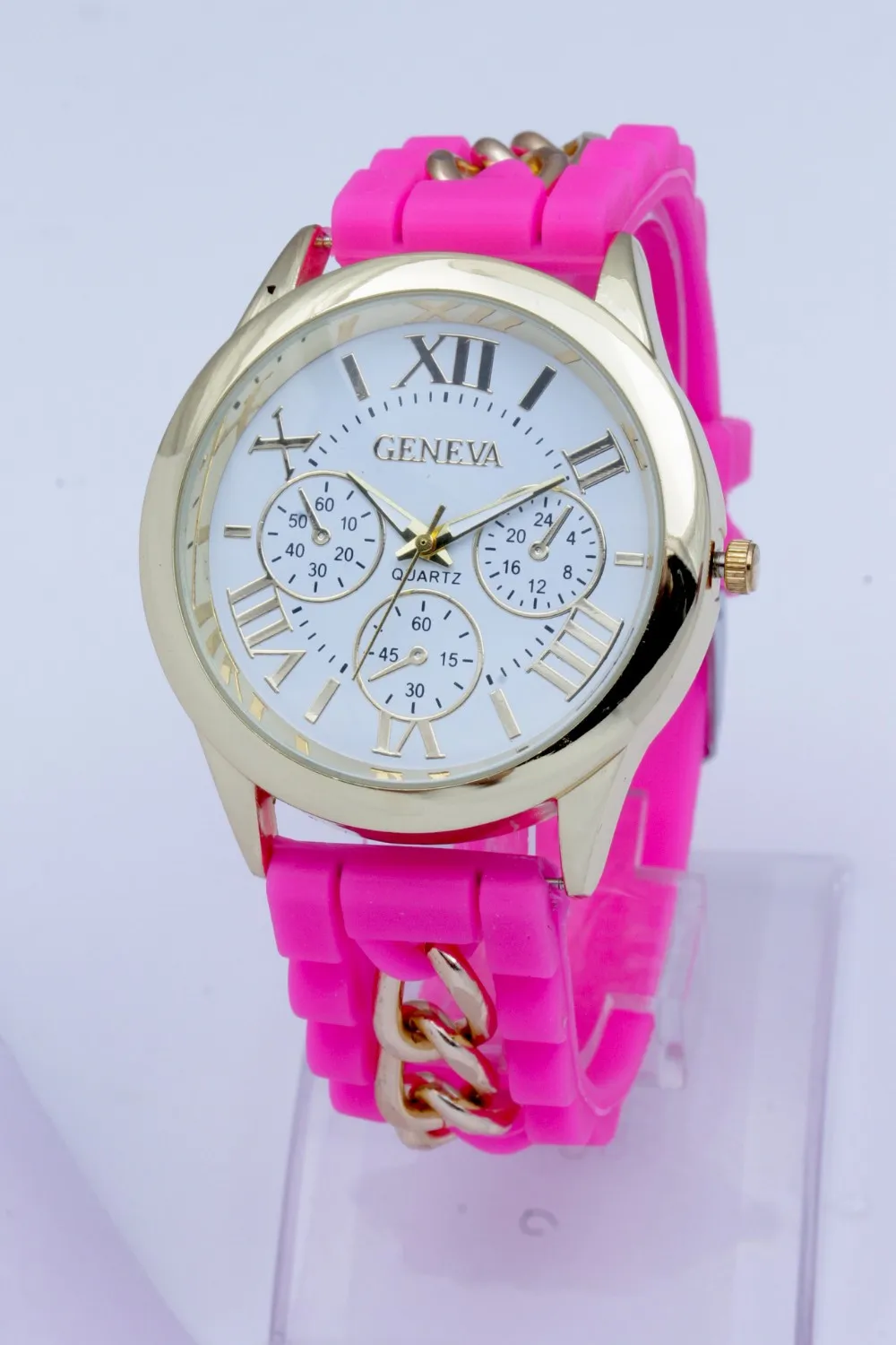 Silicone Quartz Watch Details Quartz Watches Made In China Geneva Watch