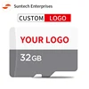 100% full capacity memory card high speed customized logo 32GB TF memory sd micro card with paper package