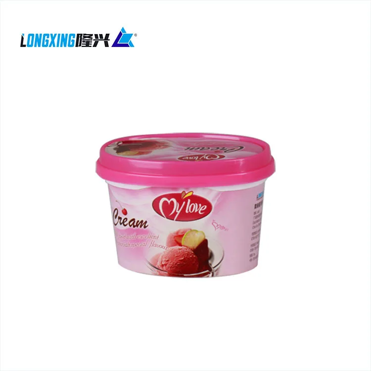 Container Bowl Box Tub Bucket Ice Cream Iml Plastic Cup With Lid Spoon - Buy Ice Cream Plastic ...