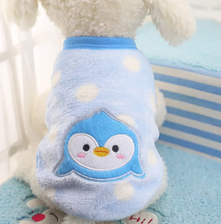 Hot Cute Warm Fabric Lovely Cartoon Embroidery Cat Monkey Pet Clothes Dog For Rabbits Buy Pet