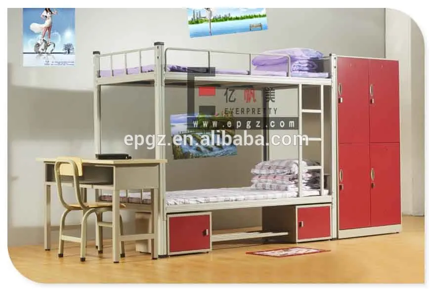 Cheap Dormitory Furniture School Dormitory Loft Bunk Bed Metal Buy