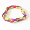 Wholesales sports braided headband woven hairband made of non slip elastics