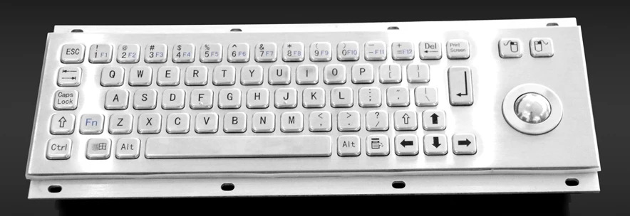 Ik07 IP65 Industrial Computer Metal Keyboard (KMY299D-2)