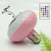 Multi color E27 led bluetooth light bulb speaker 12W base effect music bulb for home party rgbw indoor party lighting lamp