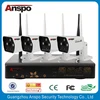 hot selling 4CH 1.3MP Anspo WiFi Network Mini Rotatable Smart Security system 27x optical zoom ip camera kit wifi nvr kit