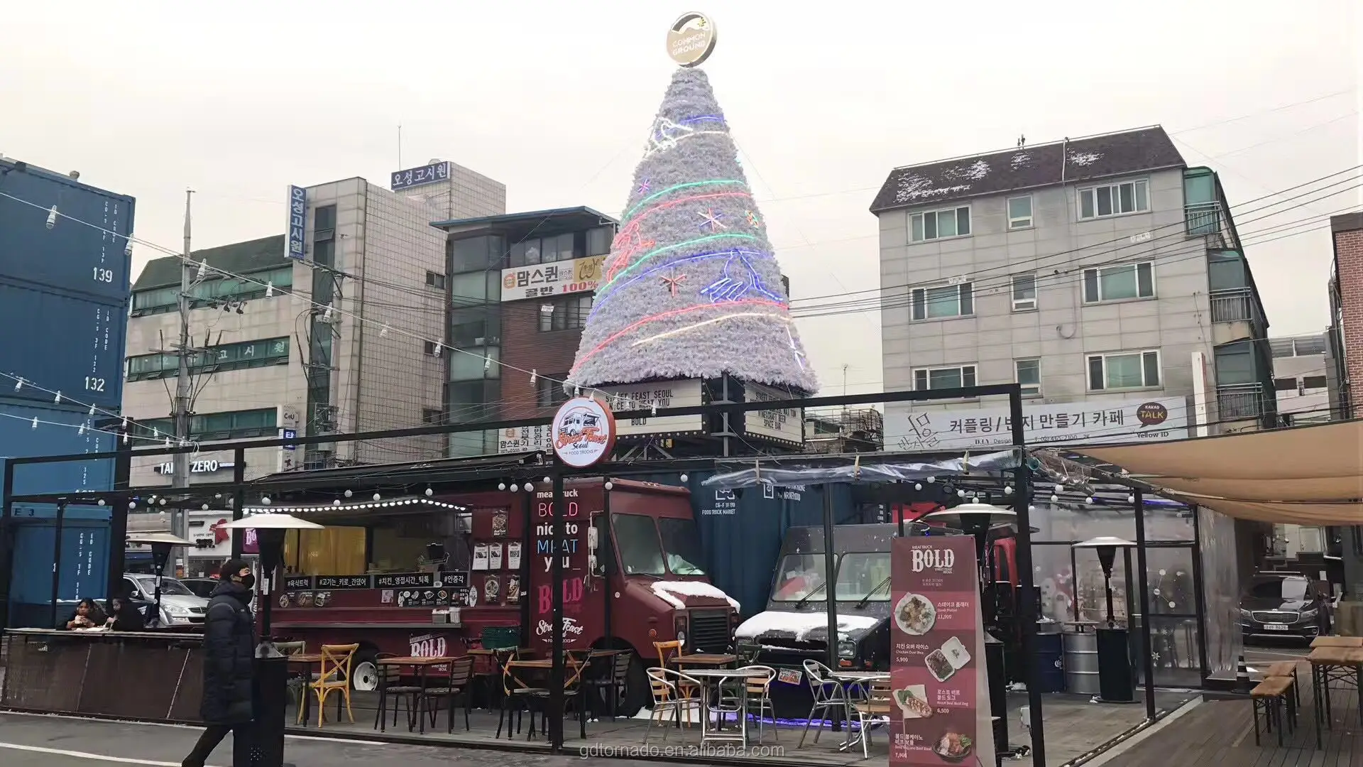 Customize 20ft 30ft 40ft 50ft Large Giant Outdoor Artificial Christmas