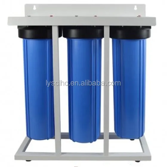 Big Blue 20/"x4.5/"  Whole House Water Filter 2 stage System 1/" Ports