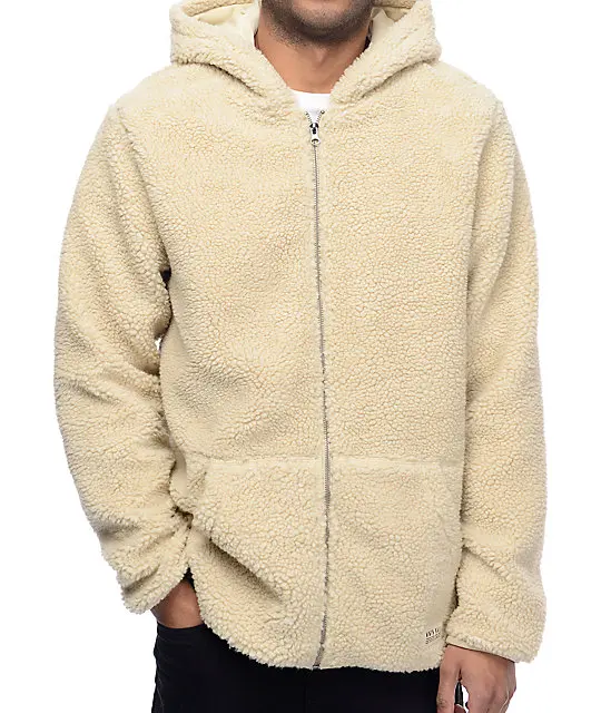 mens sherpa hoody