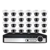 Hot selling home video security alarm system 24ch 1080P ip dome camera kit video surveillance nvr kit