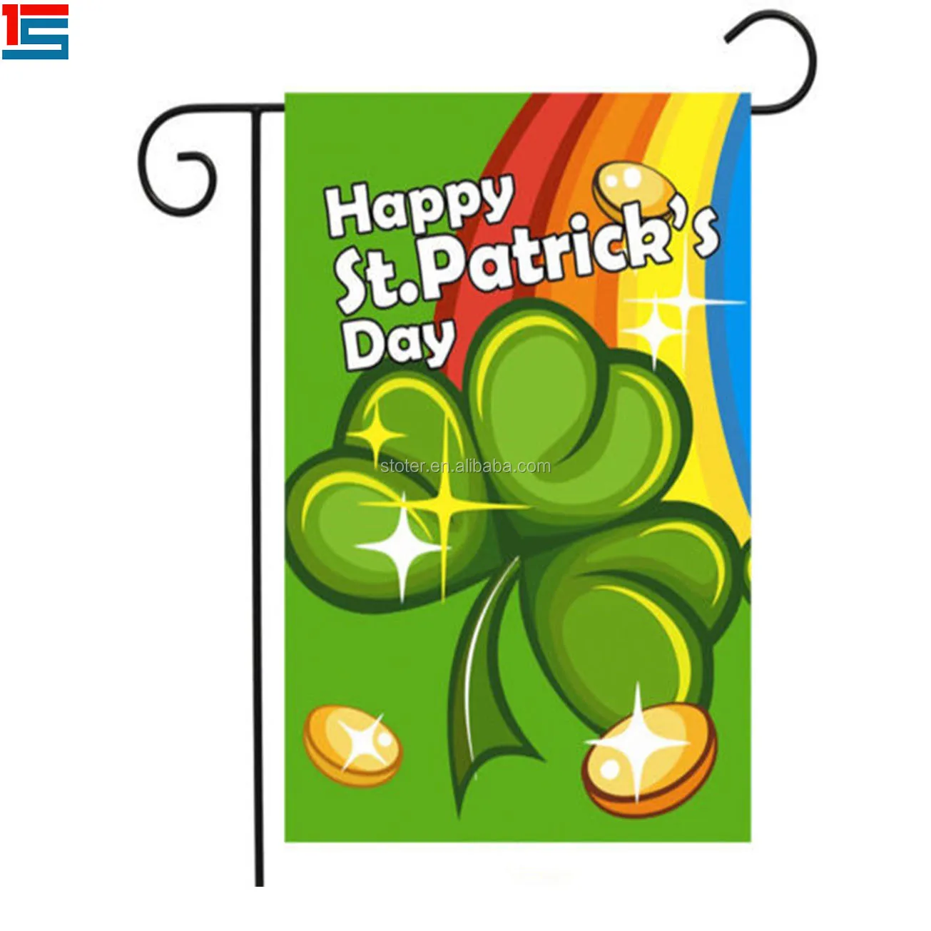 Irish Luck St. Patrick`s Day Mini Yard Garden Flag With High Quality ...