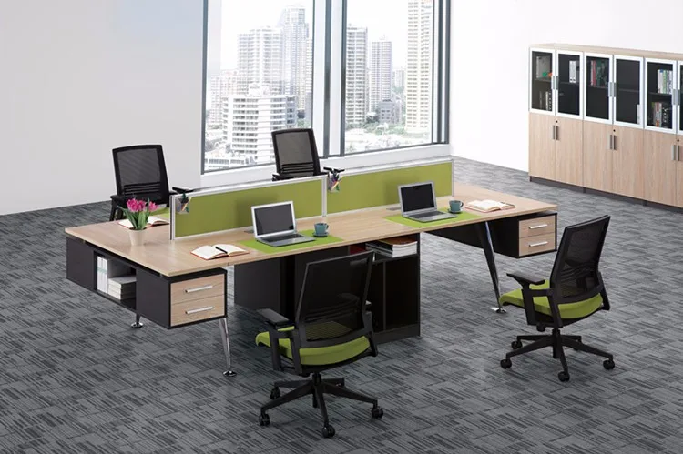 High End Office Working Table Aluminium Panel Office Partition - Buy ...