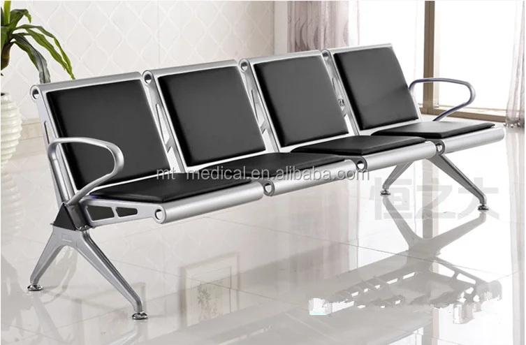 Waiting chair stainless steel and high quality