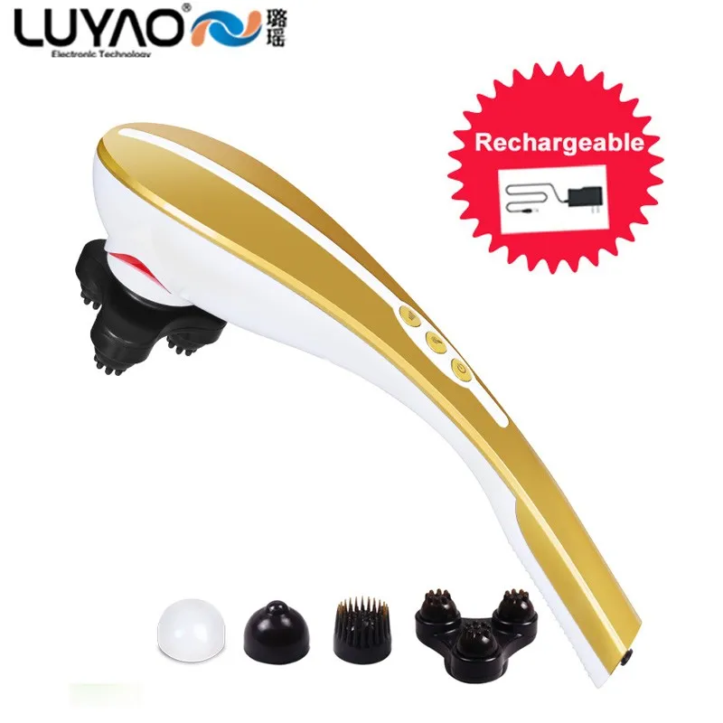 Ly631a Plastic Portable Electric Vibrating Handheld Body Massager