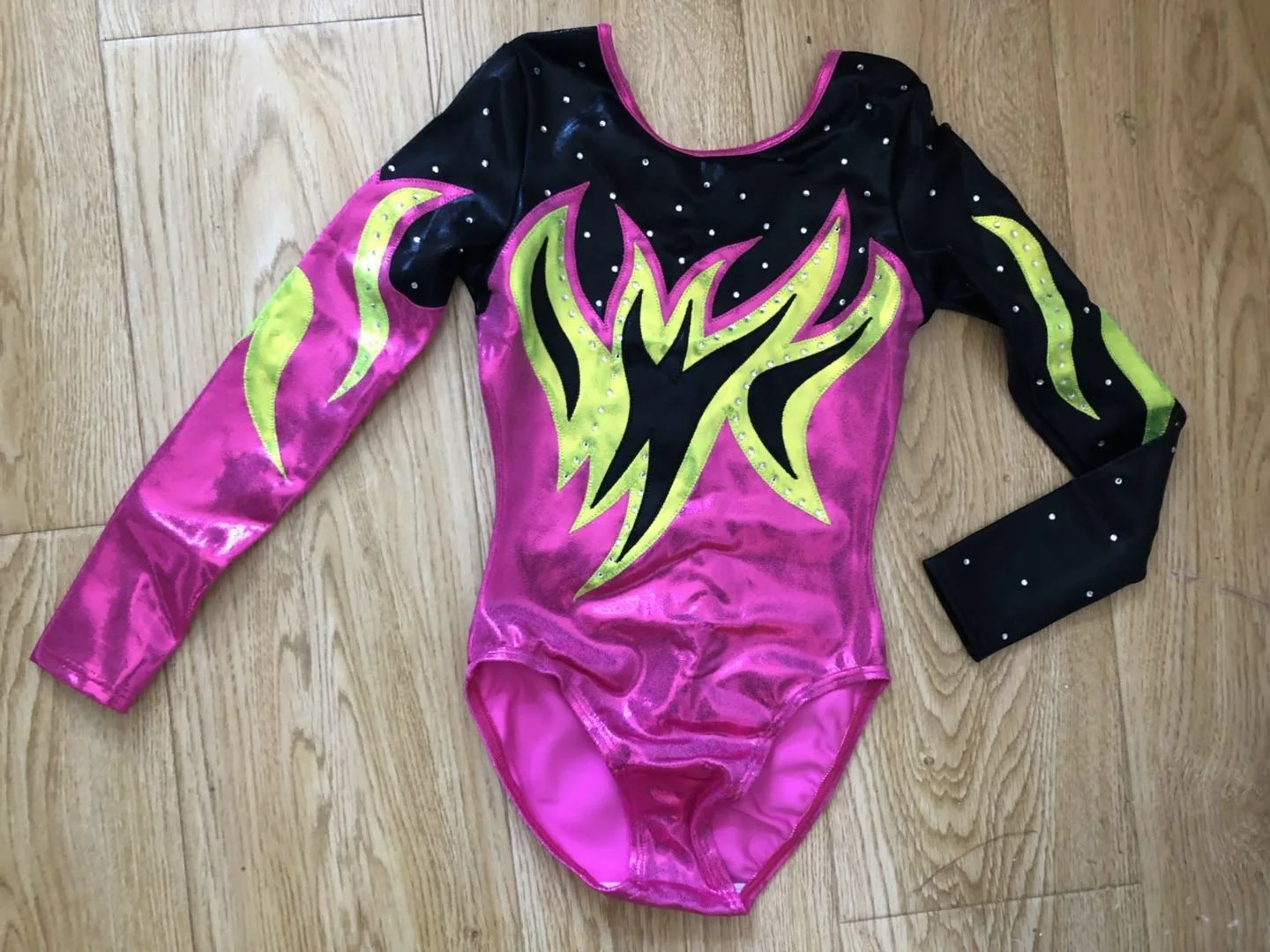 Wholesale Girls Long Sleeved Gymnastic Leotards Mystique Fabric Buy