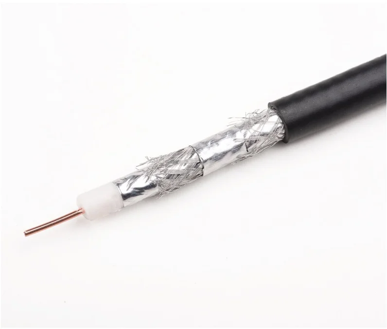 Black Rg 6 6u Coax Cable Ftype Coaxial Cable Rg 6 Digital Tv Antenna