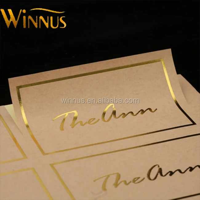 custom kraft paper labels
