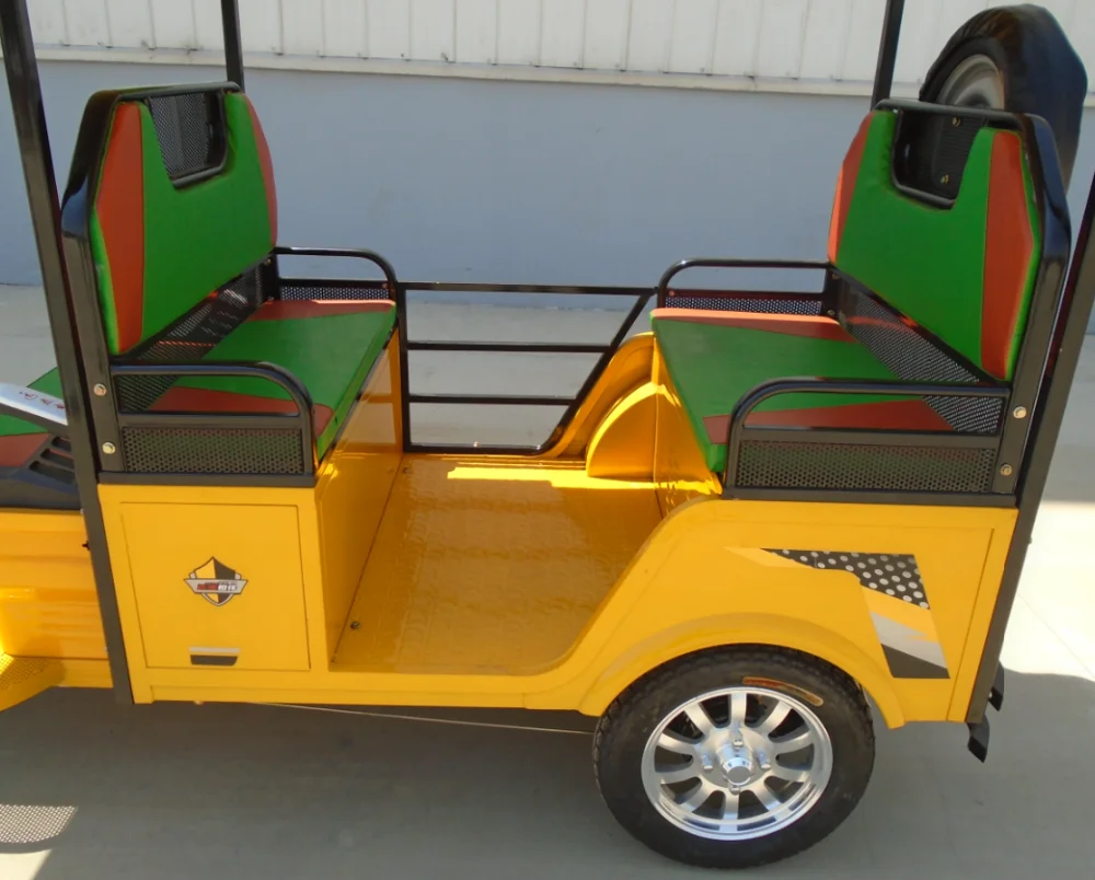 Newest Luxury Closed Electric Tricycle For Passenger Taxi Auto E