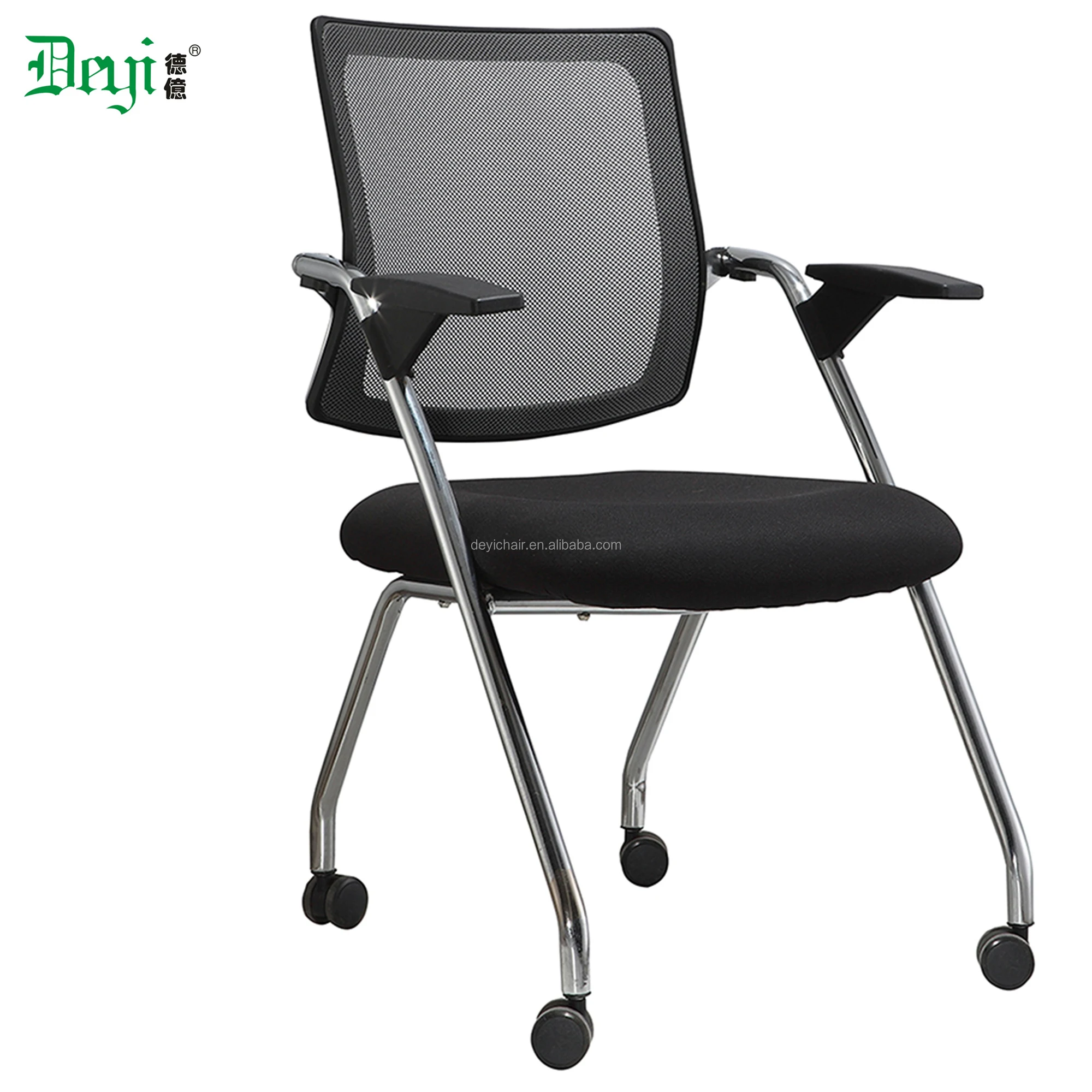 With Armrest Mesh Back 4 Wheels Office Visitor Chair Buy Visitor