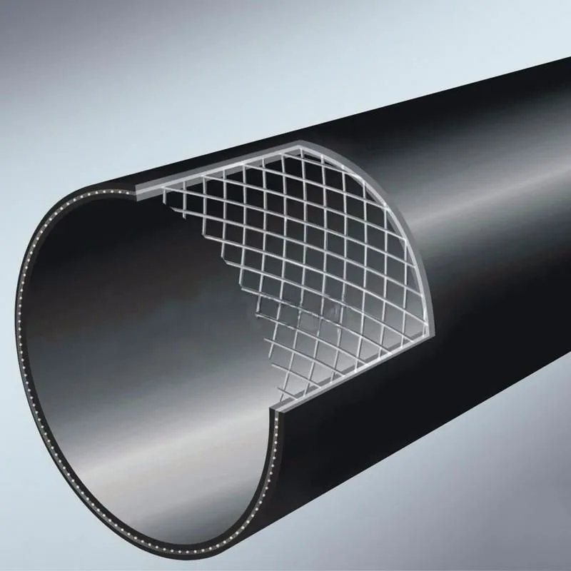 Steel Wire Mesh Skeleton Reinforced Pe100 Hdpe Composite