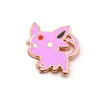 Custom rectangle cute animal Xinc alloy meter enamel lapel pins