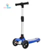 China Factory FLYBABY 2019 kids' tri scooter, 3 wheel mini kick scooter with music & Light