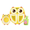 New Kids Biodegradable Bamboo Fiber Tableware 5pcs set FDA certification children dinnerware sets