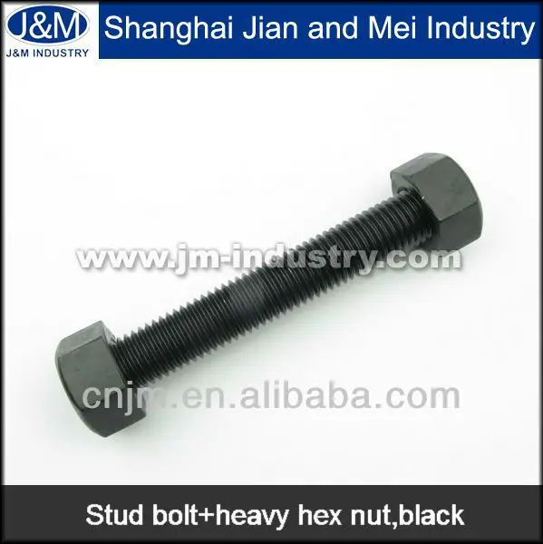 Astm A193 B7 A194 2h Stud Weight Bolts And Nuts Black Buy Astm A193