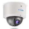 IP Dome Camera POE 2MP 4X Optical Motorized Zoom Indoor outdoor xmeye h.265 p2p cctv IK10 Vandalproof Camera with Audio