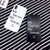 Black White Tpu Phone Cases Beginnings Challenges case For iPhone X Phone Cover