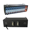High performance universal input 12 zone dual input digital multichannel temperature humidity controller