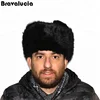 Custom color rabbit uskanka trooper Russia hat men fur cap