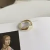 Personalized Large Gold Engraved Ring For Women Inspirational Custom Name Ring Graduation gift for her