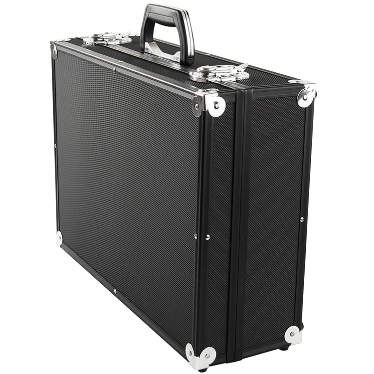 Oem Custom Fashion Original Black Camera Lens Metal Travel Suitcase