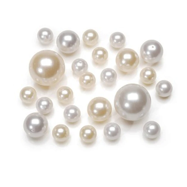 loose faux pearls without holes