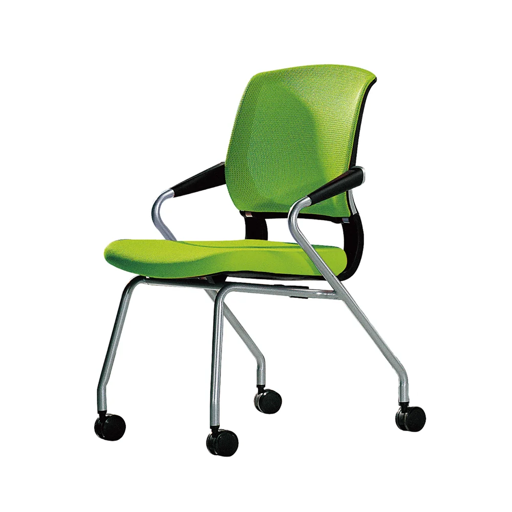 Hongji Foldable Training Chair Office Furniture With Casters Hongji Foldable Training Chair Office