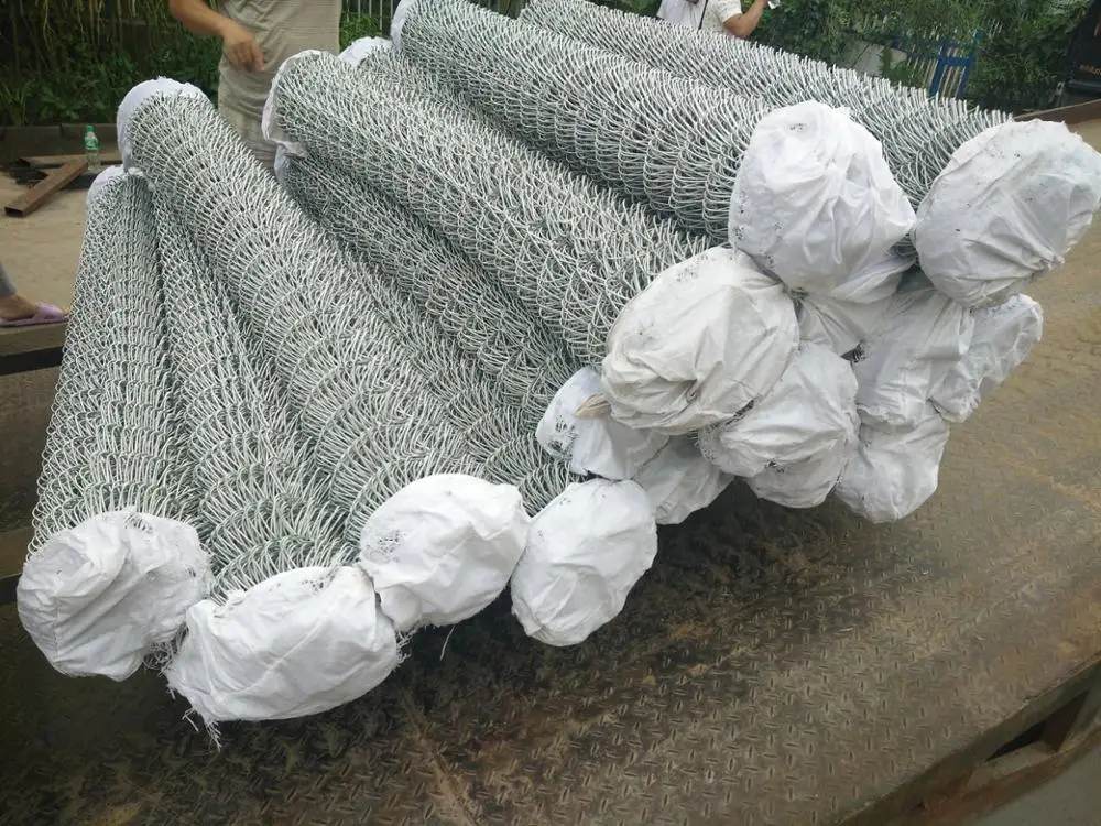 6 Ft. X 50 Ft. 11.5-gauge Galvanized Steel Chain Link Fabric / Chain ...