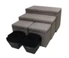 Storage Trunk Ottoman Inn Storage Bench with Storage Cubes