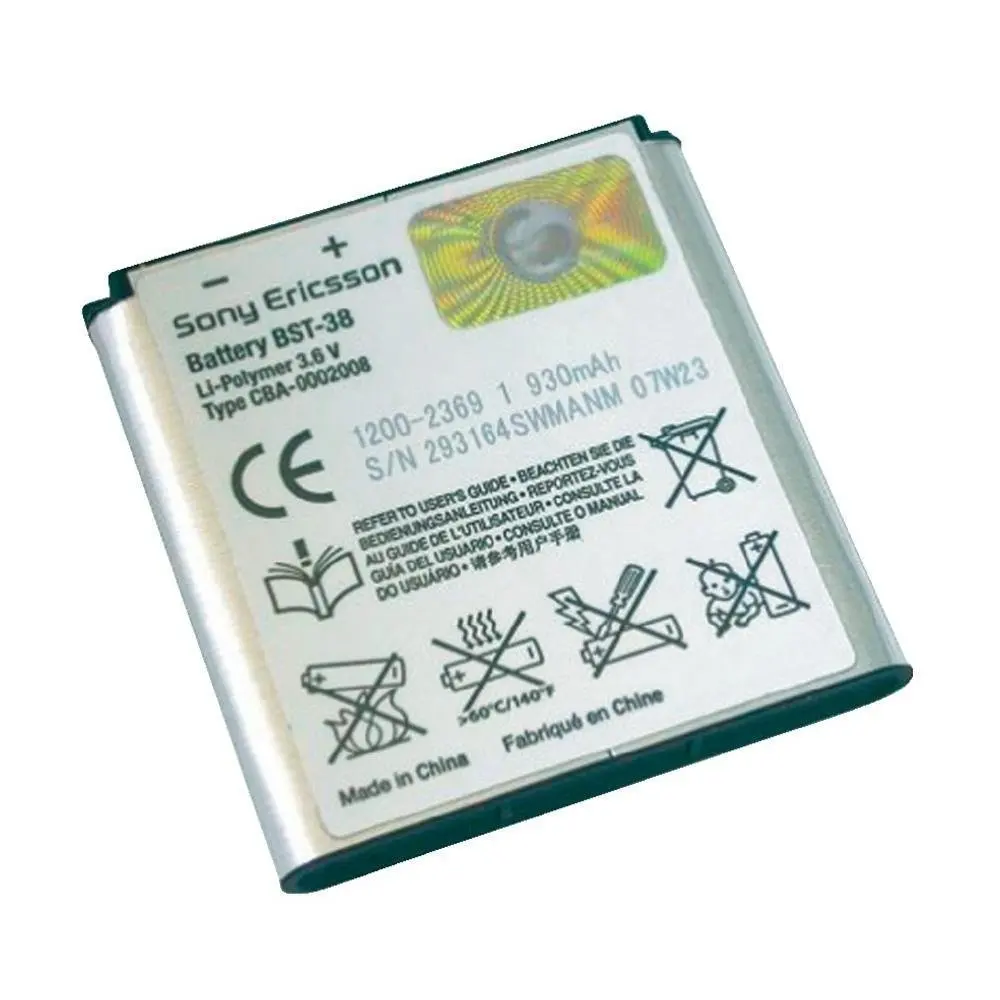 Get Quotations · SONY ERICSSON - ORIGINAL SONY ERICSSON BATTERY BST-38 SONY  ERICSSON FOR Xperia X10 mini