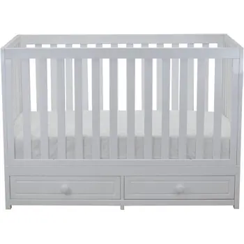 China Custom Made Baby Cot Design In Solid Wooden Baby Cot With