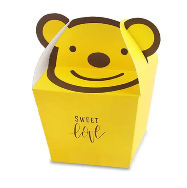 Cartoon Bear Square Folding Biscuit Packaging Box Valentine's Day Chocolate  Gift Box - Buy Chocolate Gift Box,Folding Biscuit Packaging Box,Cartoon  Bear Square Folding Biscuit Packaging Box Product on 