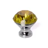 30/40mm Fancy Crystal Door Knob Glass Diamond handles Kitchen Cabinet Drawer Knobs
