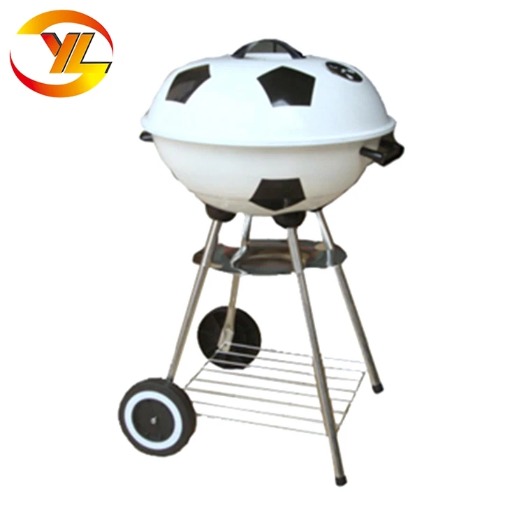 17' Kettle Football Barbecue Grill,Football Shaped Indoor Charcoal