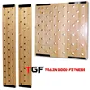 Train Good wall mounted fitness gym wooden climbing peg board
