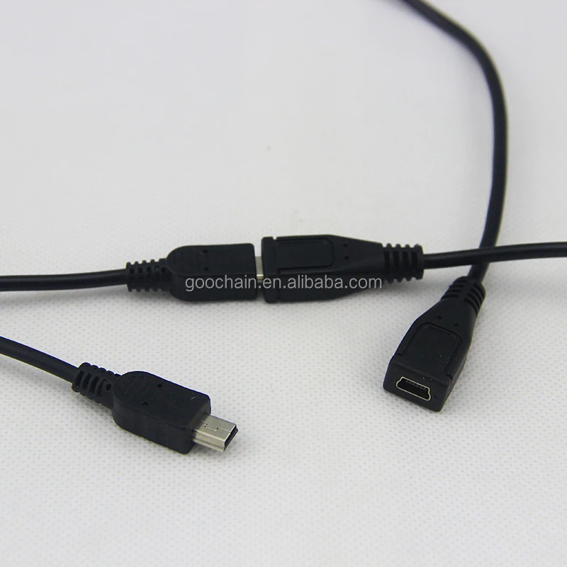 mini usb male to usb female cable