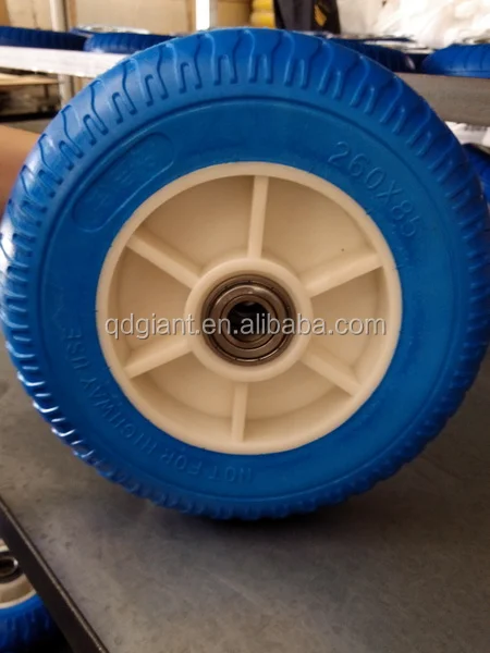 10" 260x85mm puncture proof flat free wheel